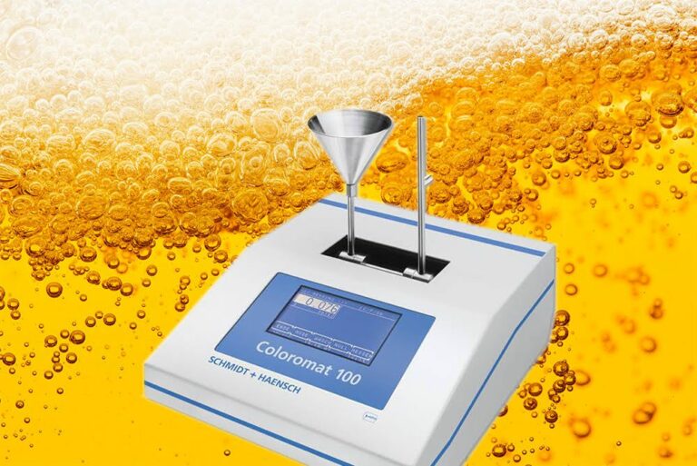Coloromat on beer background