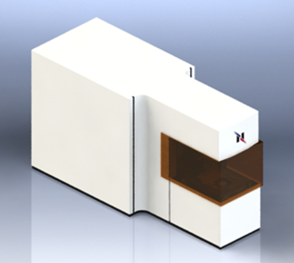 RAMANwalk microscope with laser class 1 safety housing
