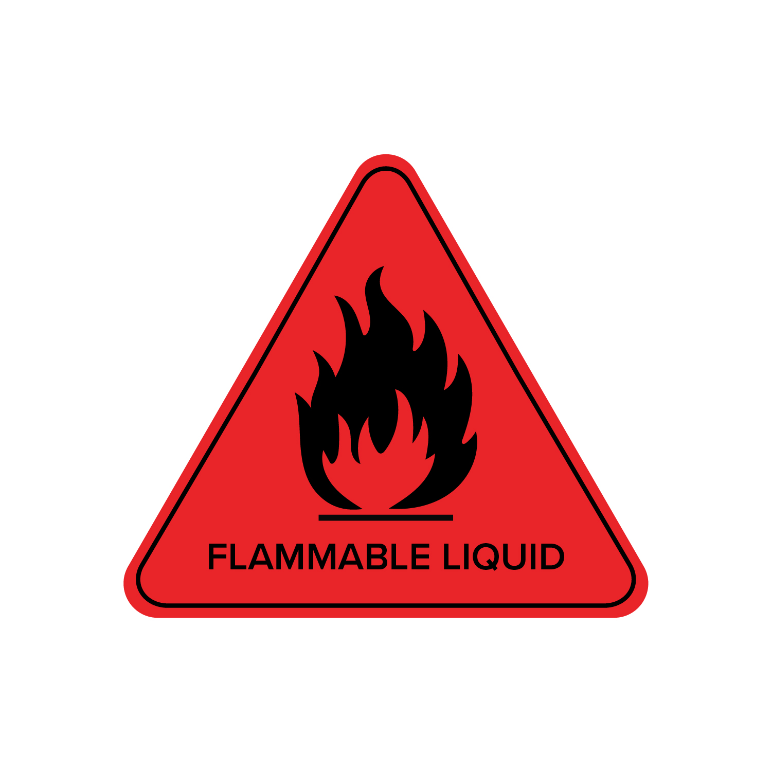 Flash Point Warning Sign