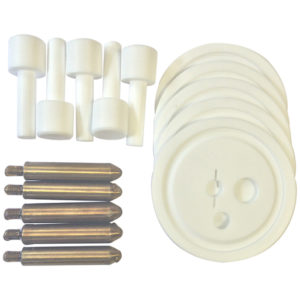 Vertical Test Specimen, PTFE Beaker Cover & PTFE Holder (Pack of 5) - 11290-2